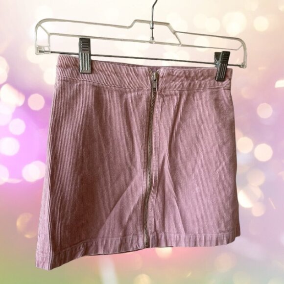 Art Class Girl's Zip Up Corduroy Skirt - Picture 5 of 6